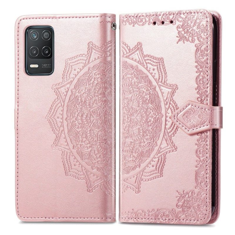 Kotelot Realme 8 5G Mandala Relief Faux Leather