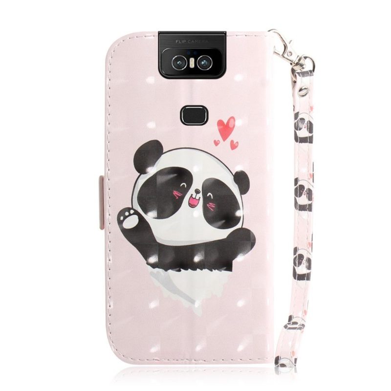 Flip Case Asus Zenfone 6 Hemming Suloinen Panda