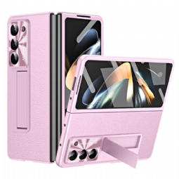 Case Samsung Galaxy Z Fold 5 Puhelinkuoret Litchin Nahkatuki