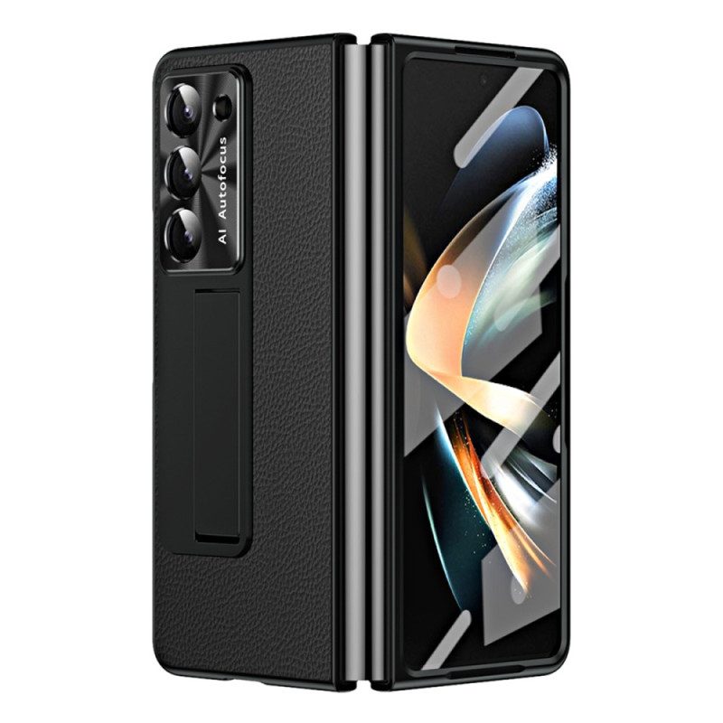 Case Samsung Galaxy Z Fold 5 Puhelinkuoret Litchin Nahkatuki