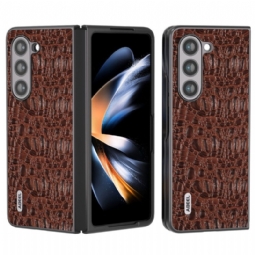 Kuori Samsung Galaxy Z Fold 5 Abeel Crocodile Skin Style Suojakuori