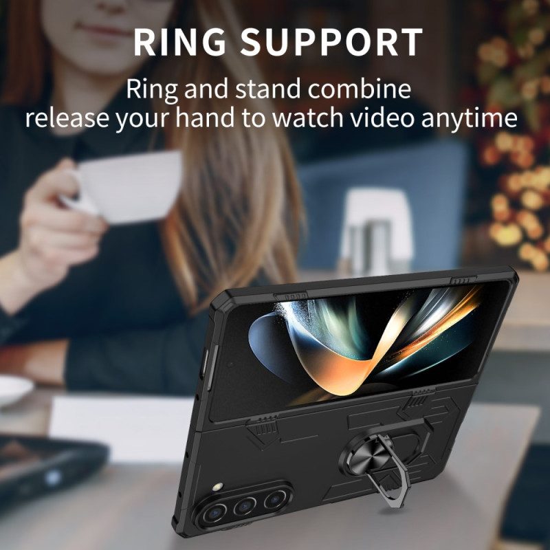 Kuori Samsung Galaxy Z Fold 5 Defender Ring -tuki