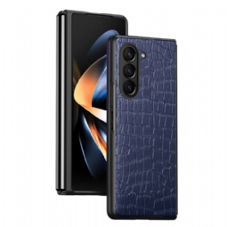 Kuori Samsung Galaxy Z Fold 5 Krokotiilinahkainen Tyyli