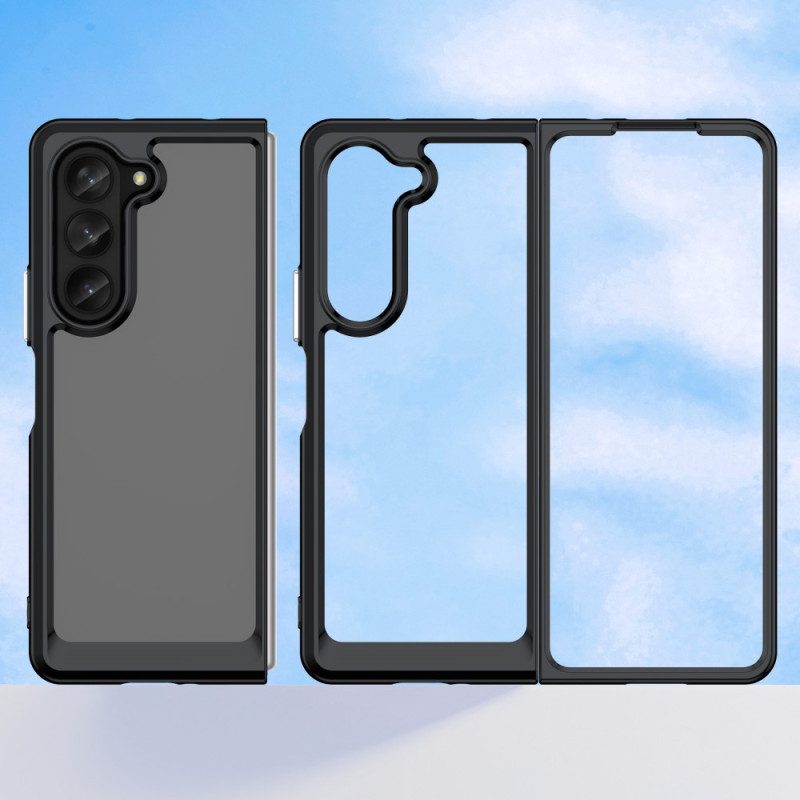 Kuori Samsung Galaxy Z Fold 5 Silikonireunat Suojakuori