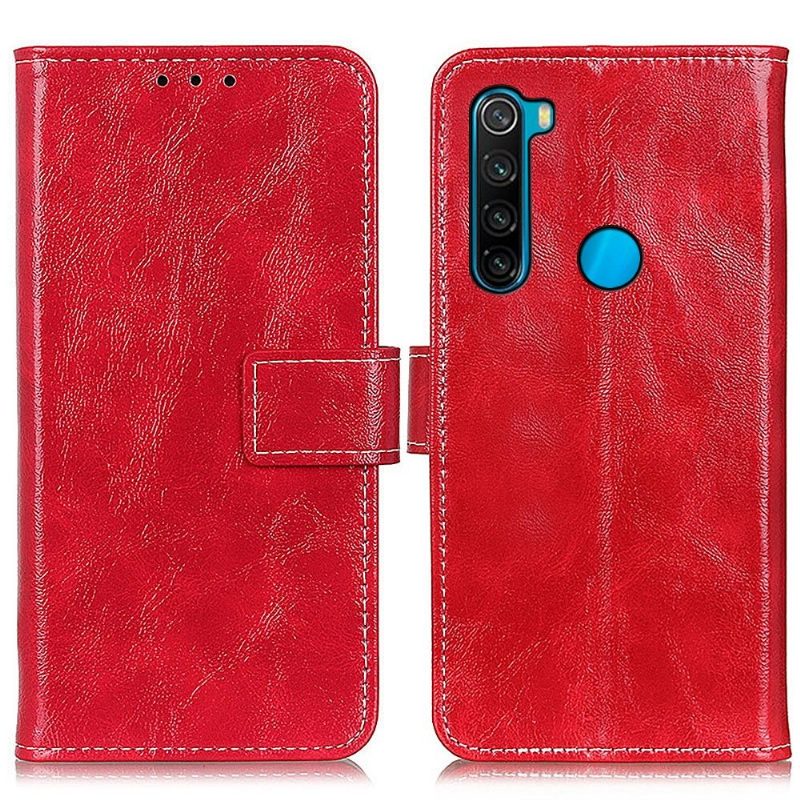 Flip Case Xiaomi Redmi Note 8 2021 Hemming Ylelliset Nahkatehosteompeleet