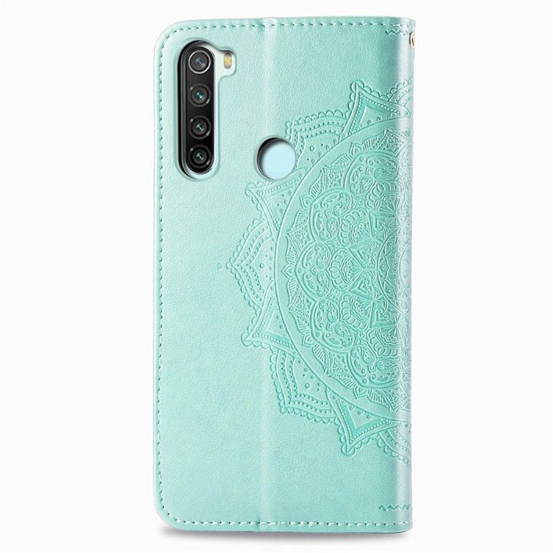 Kotelot Xiaomi Redmi Note 8 2021 Alkuperäinen Mandala Relief Faux Leather