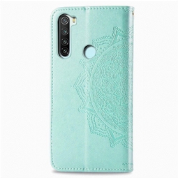 Kotelot Xiaomi Redmi Note 8 2021 Alkuperäinen Mandala Relief Faux Leather