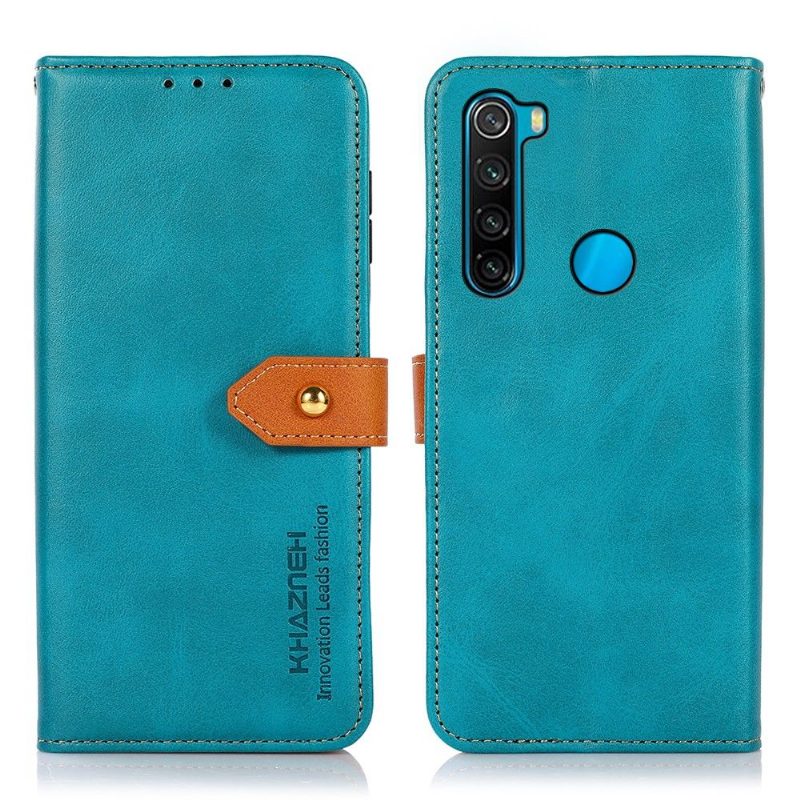 Kotelot Xiaomi Redmi Note 8 2021 Khazneh Bicolor Keinonahka