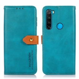 Kotelot Xiaomi Redmi Note 8 2021 Khazneh Bicolor Keinonahka