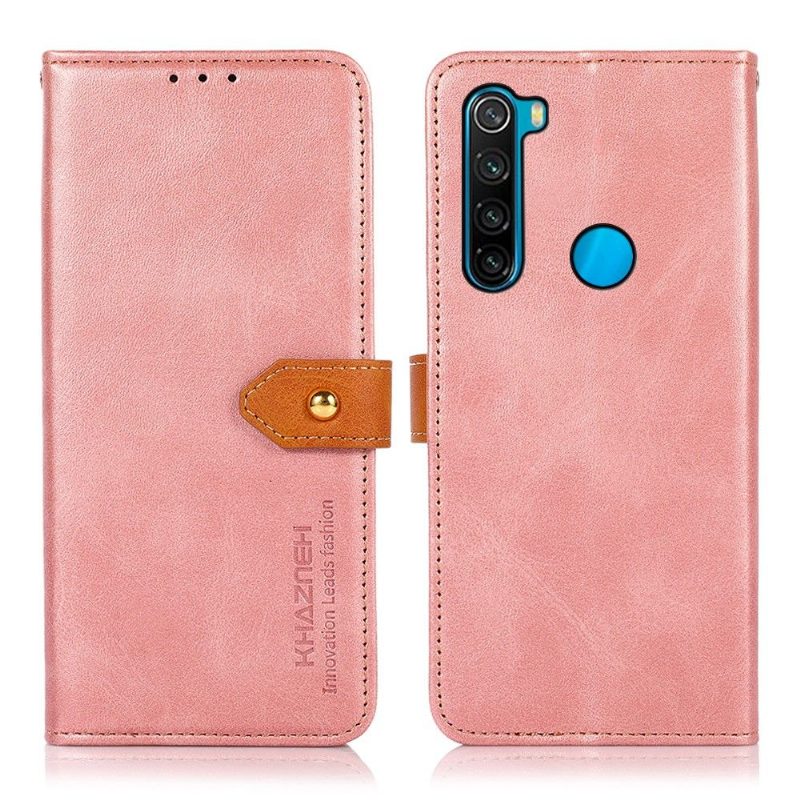 Kotelot Xiaomi Redmi Note 8 2021 Khazneh Bicolor Keinonahka