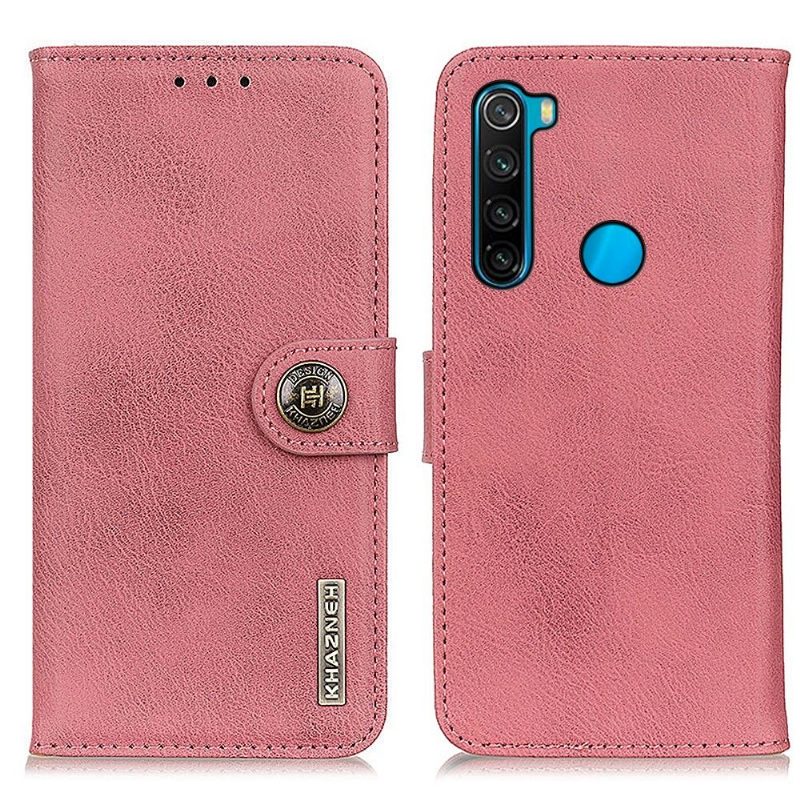 Kotelot Xiaomi Redmi Note 8 2021 Khazneh Leather Effect -korttikotelo