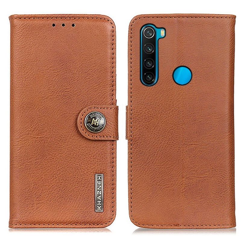 Kotelot Xiaomi Redmi Note 8 2021 Khazneh Leather Effect -korttikotelo