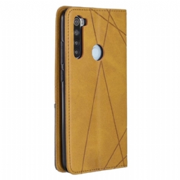 Nahkakotelo Xiaomi Redmi Note 8 2021 Murtumaton Puhelinkuoret Célinia-kortinhaltija