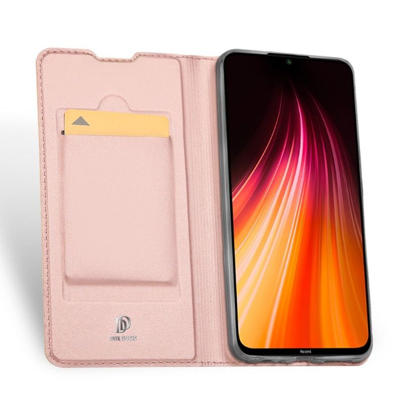 Nahkakotelo Xiaomi Redmi Note 8 2021 Satiinipinnoite