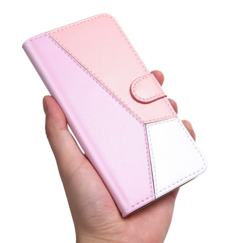 Nahkakotelo Xiaomi Redmi Note 8 2021 Tricolor Faux Leather