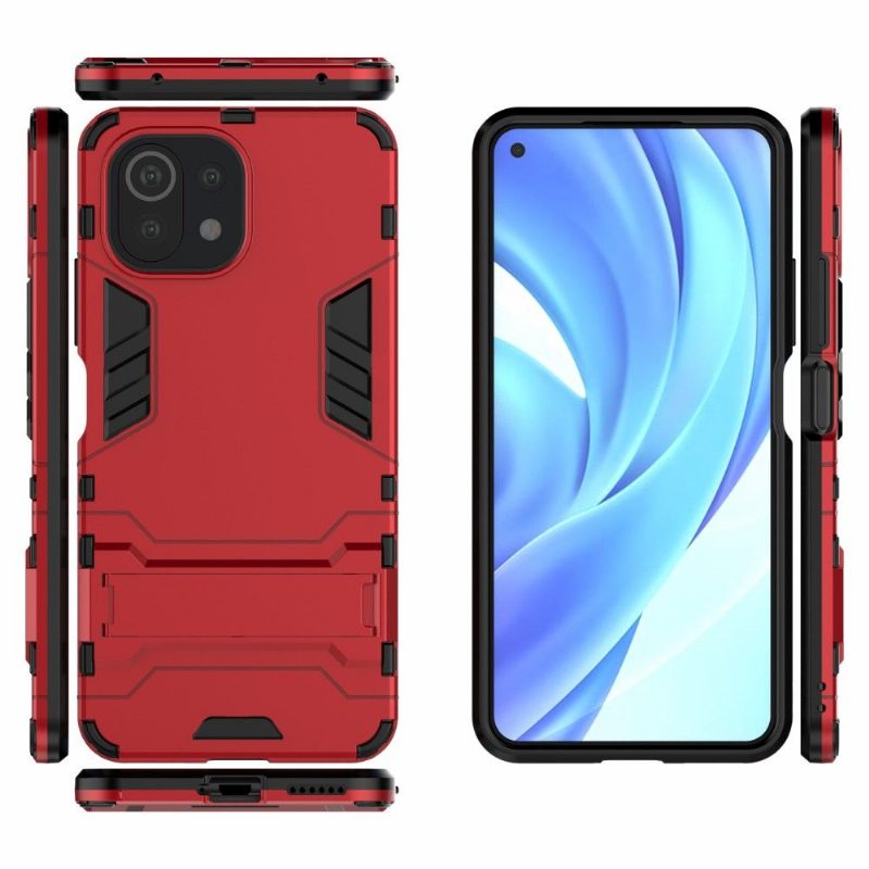 Case Xiaomi Mi 11 Lite 5G NE / Mi 11 Lite / Mi 11 Lite 5G Cool Guard Integroidulla Jalustalla