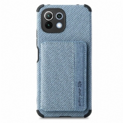 Case Xiaomi Mi 11 Lite 5G NE / Mi 11 Lite / Mi 11 Lite 5G Murtumaton Puhelinkuoret Carbon Fiber -korttipidike