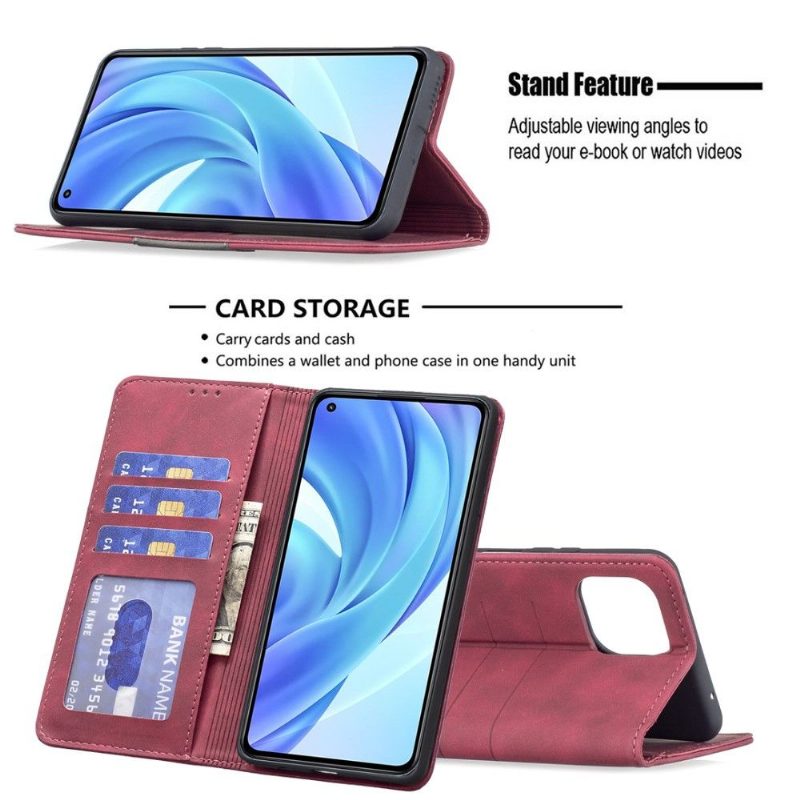 Flip Case Xiaomi Mi 11 Lite 5G NE / Mi 11 Lite / Mi 11 Lite 5G Hemming Kotelot Flip Binfen Color Flip Faux Leather