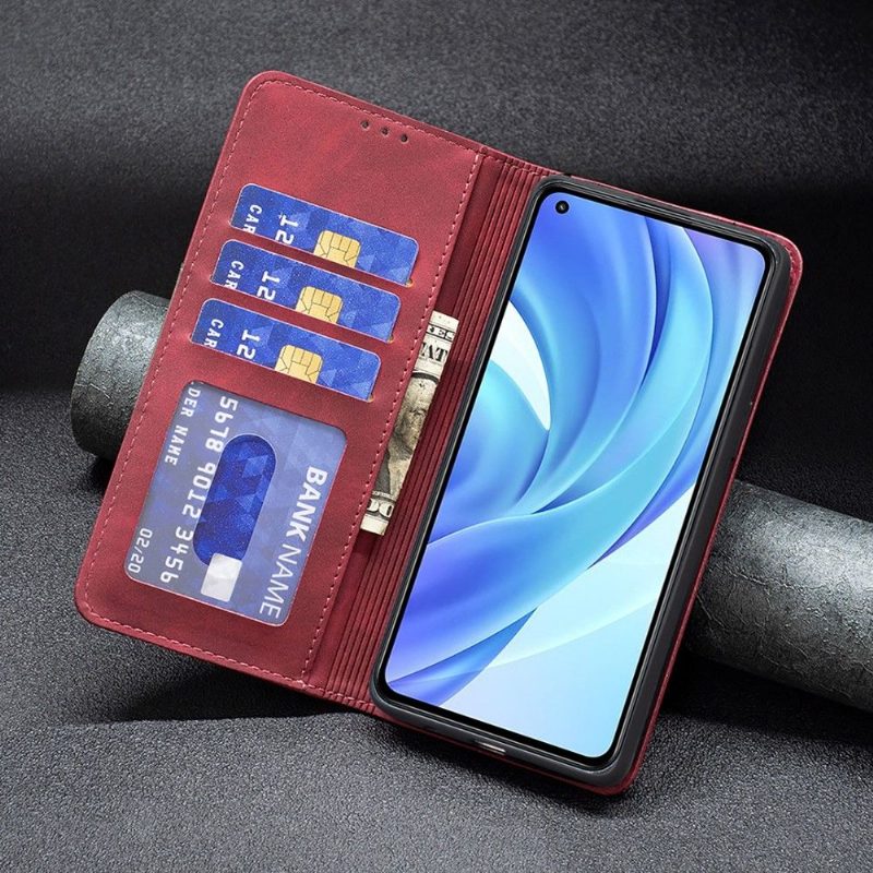 Flip Case Xiaomi Mi 11 Lite 5G NE / Mi 11 Lite / Mi 11 Lite 5G Hemming Kotelot Flip Binfen Color Flip Faux Leather