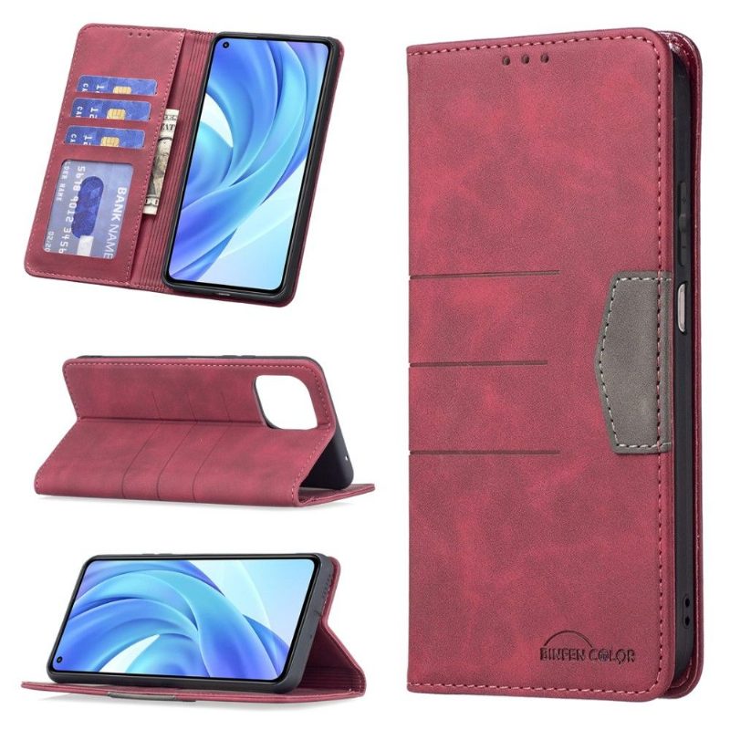 Flip Case Xiaomi Mi 11 Lite 5G NE / Mi 11 Lite / Mi 11 Lite 5G Hemming Kotelot Flip Binfen Color Flip Faux Leather