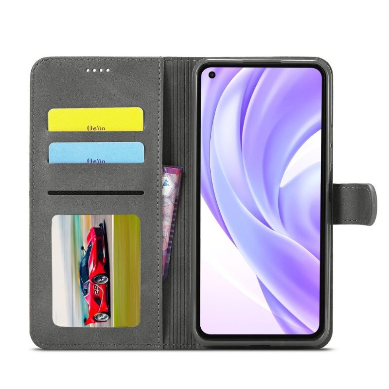 Kuoret Xiaomi Mi 11 Lite 5G NE / Mi 11 Lite / Mi 11 Lite 5G Alkuperäinen Kotelot Flip Leather Effect Lc.imeeke