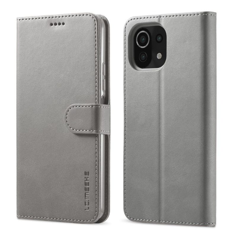 Kuoret Xiaomi Mi 11 Lite 5G NE / Mi 11 Lite / Mi 11 Lite 5G Alkuperäinen Kotelot Flip Leather Effect Lc.imeeke