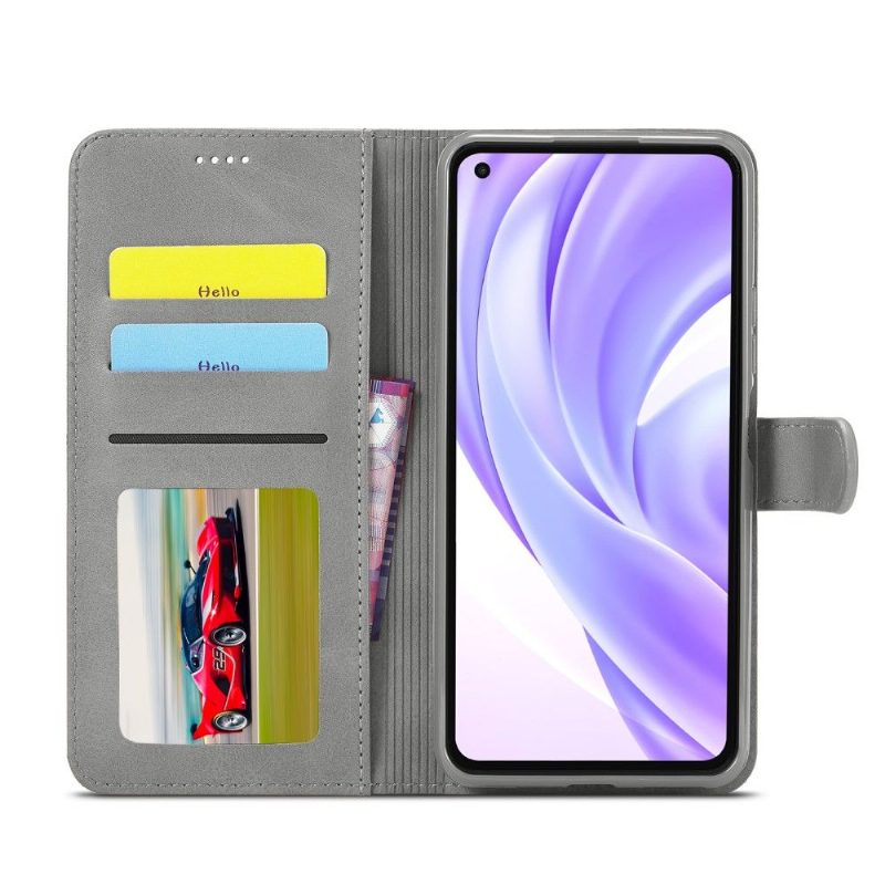 Kuoret Xiaomi Mi 11 Lite 5G NE / Mi 11 Lite / Mi 11 Lite 5G Alkuperäinen Kotelot Flip Leather Effect Lc.imeeke