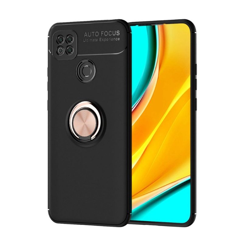 Case Xiaomi Redmi 9C Murtumaton Puhelinkuoret Silikoni Pyörivällä Jalustalla