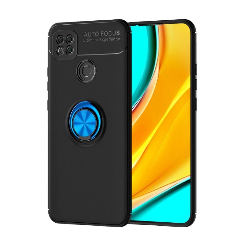 Case Xiaomi Redmi 9C Murtumaton Puhelinkuoret Silikoni Pyörivällä Jalustalla