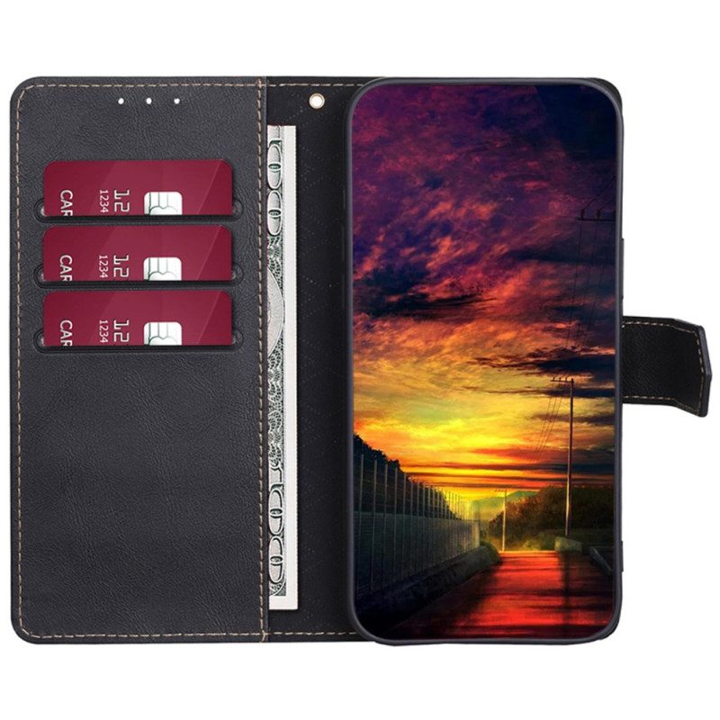 Kotelot Realme 12 Pro / 12 Pro Plus Vintage Effect Rfid-esto Suojakuori