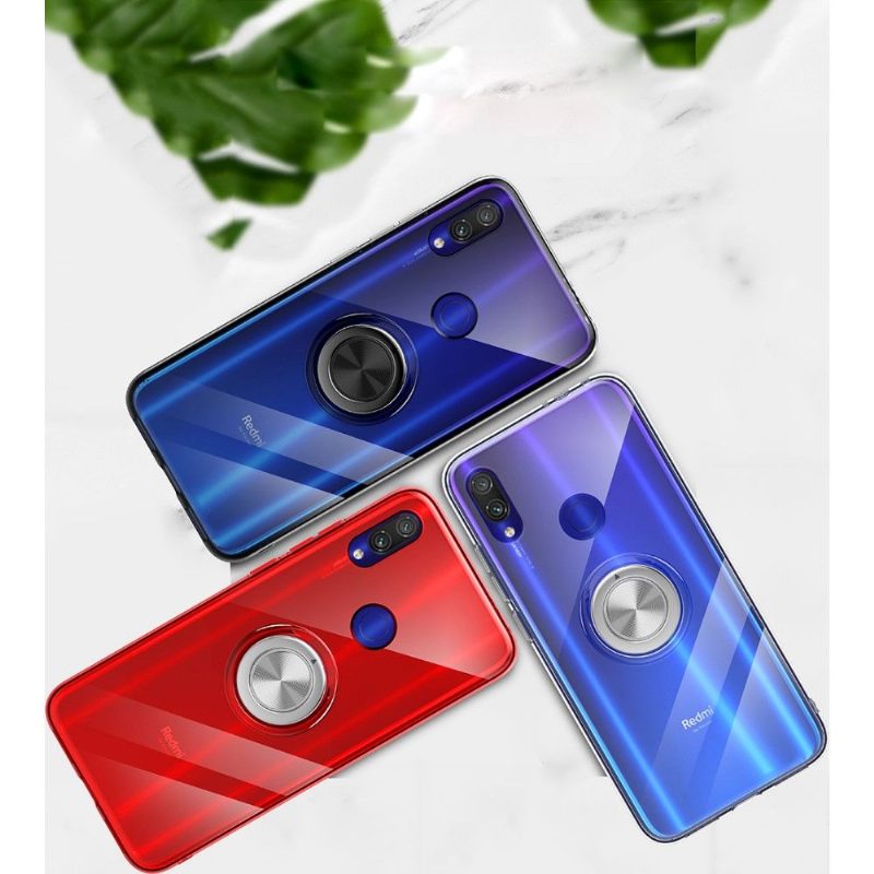 Case Xiaomi Redmi Note 7 Magneettisella Renkaalla - Punainen