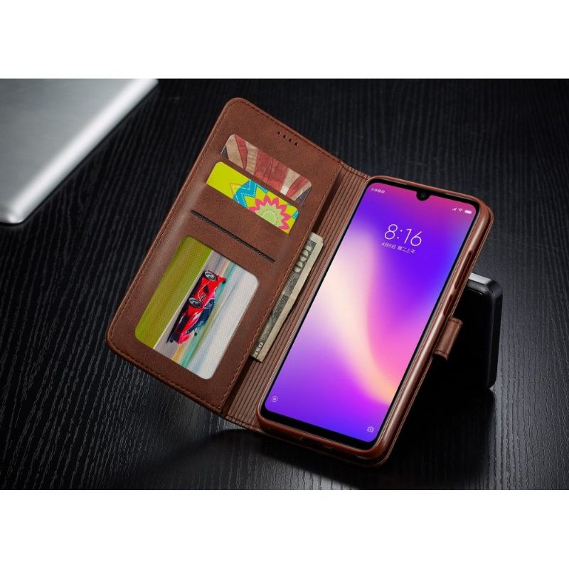 Flip Case Xiaomi Redmi Note 7 Hemming Imeeke Keinonahka