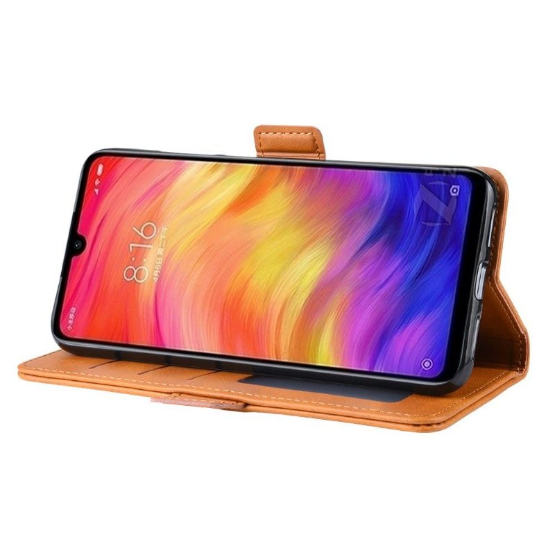 Kuoret Xiaomi Redmi Note 7 Lompakkokotelo Mattanahkapinnoite