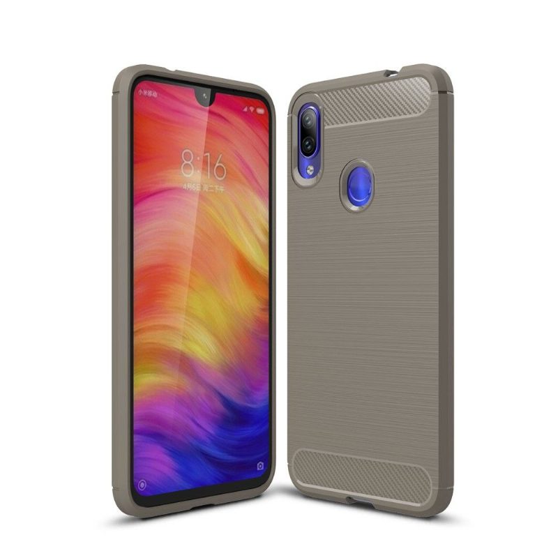 Kuori Xiaomi Redmi Note 7 Hiiliharjattu Geeli