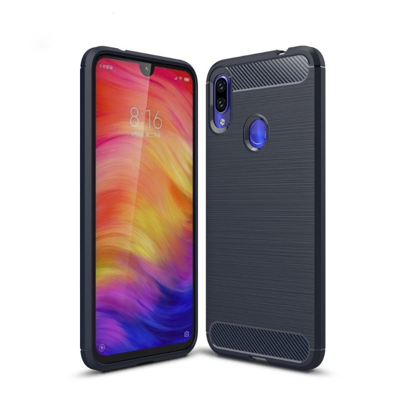 Kuori Xiaomi Redmi Note 7 Hiiliharjattu Geeli