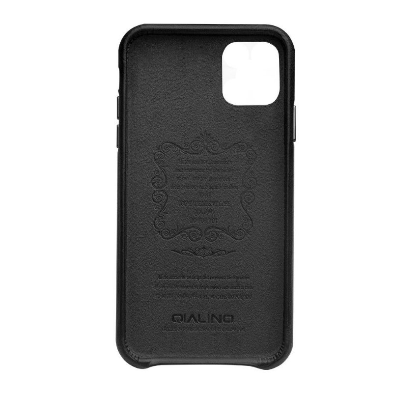 Case iPhone 11 Pro Max Murtumaton Puhelinkuoret Qialino Premium -nahka