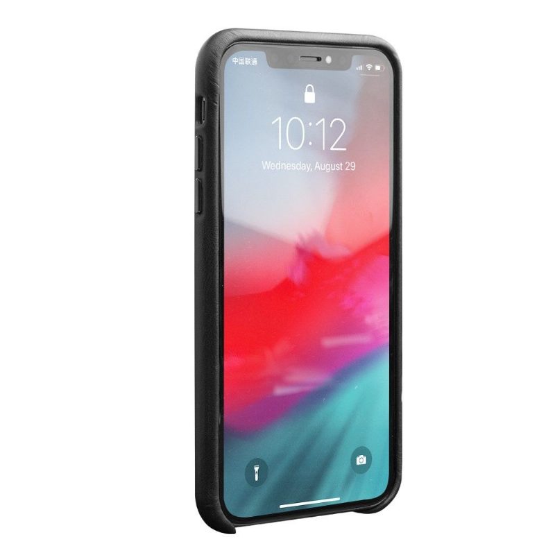 Case iPhone 11 Pro Max Murtumaton Puhelinkuoret Qialino Premium -nahka