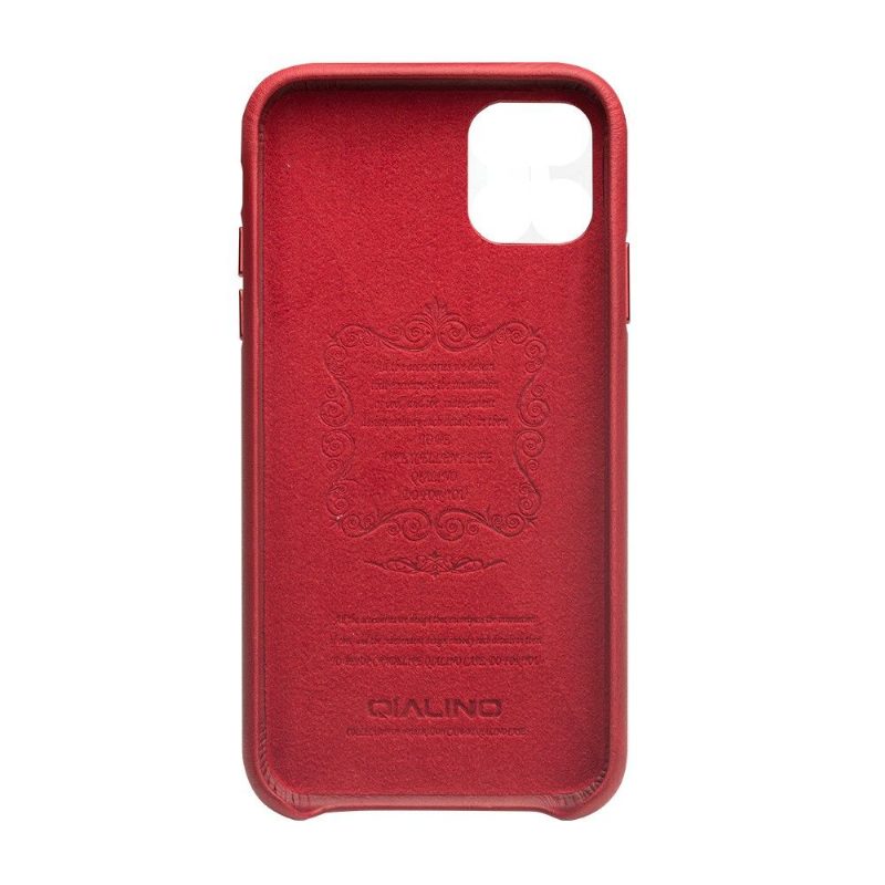 Case iPhone 11 Pro Max Murtumaton Puhelinkuoret Qialino Premium -nahka