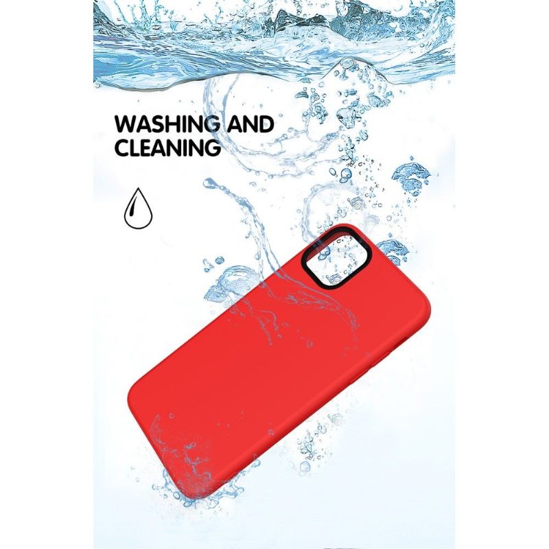 Case iPhone 11 Pro Max Yksinkertainen Nestemäinen Silikoni