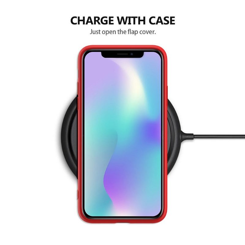 Case iPhone 11 Pro Max Yksinkertainen Nestemäinen Silikoni