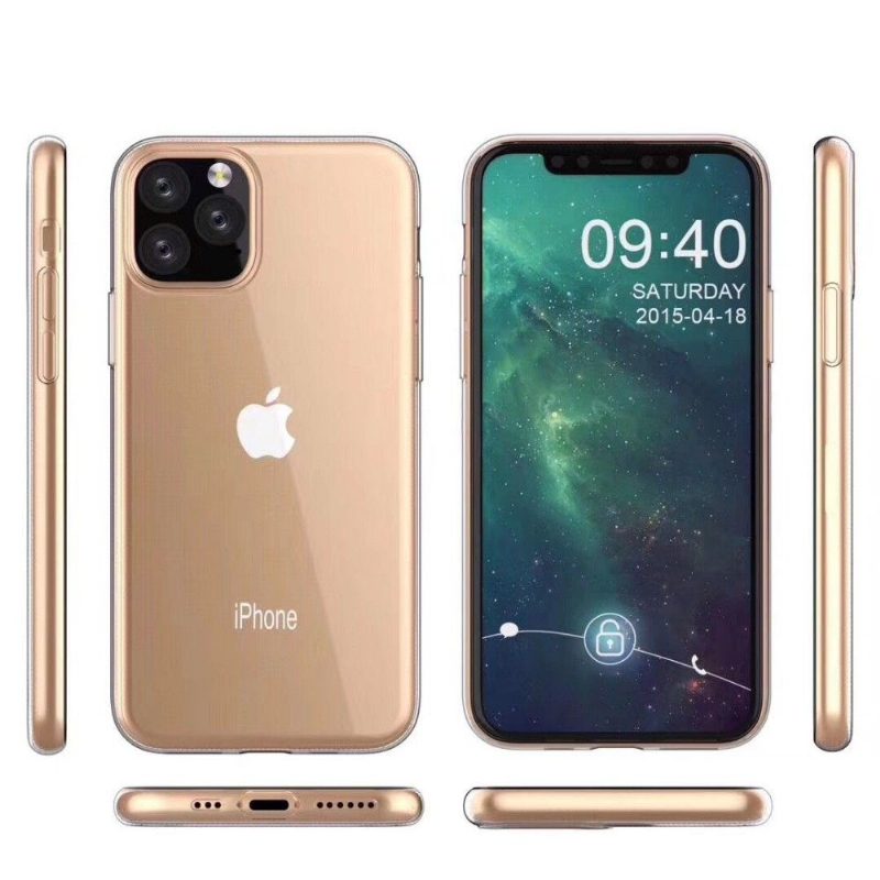 Kuori iPhone 11 Pro Max Alkuperäinen Läpinäkyvä Silikoni