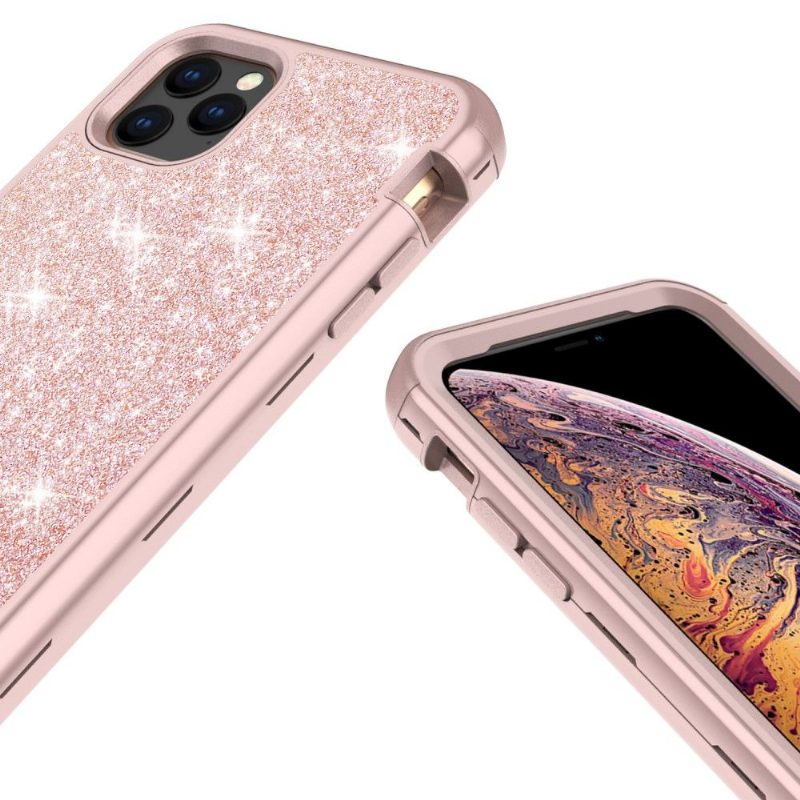 Kuori iPhone 11 Pro Max Hemming Hybrid Iskunkestävä Glitter