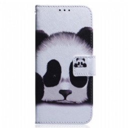 Nahkakotelo Xiaomi Redmi Note 12 5G Suojaketju Kuori Strappy Panda