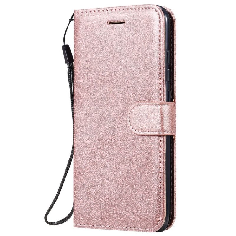 Flip Case Xiaomi Redmi Note 8 Hemming Sylvette Keinonahkaa Hihnalla