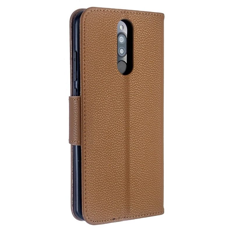 Kuoret Xiaomi Redmi Note 8 Kotelot Flip Grained Leather Effect Folio