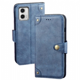 Flip Case Moto G73 5G Idewei Magneettipainike