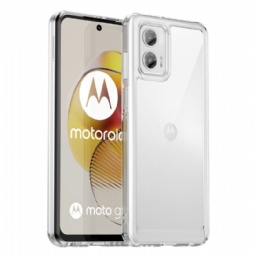 Kuori Moto G73 5G Läpinäkyvä Hybridi