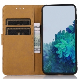 Flip Case Samsung Galaxy M13 Hemming Sininen Puu