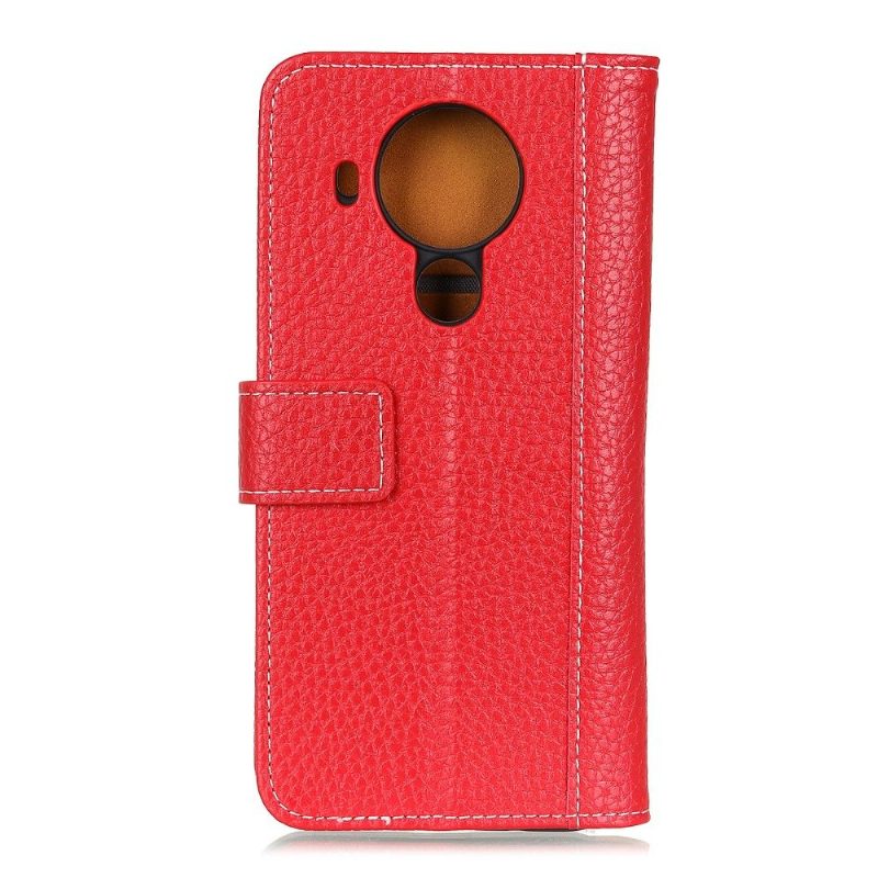 Flip Case Nokia 3.4 / Nokia 5.4 Hemming Rakeinen Nahkatehosteompeleet