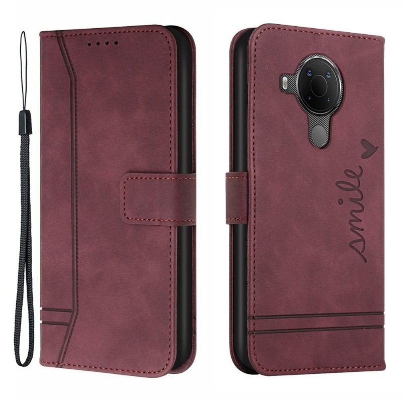 Flip Case Nokia 3.4 / Nokia 5.4 Hemming Smile Lines